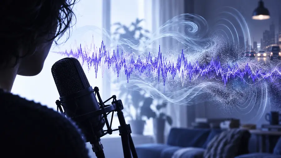 Spoken recording before AI-assisted cleanup
